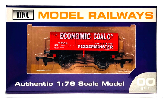 DAPOL 00 GAUGE - ECONOMIC COAL CO. KIDDERMINSTER WAGON NO.3 (LIMITED EDITION)