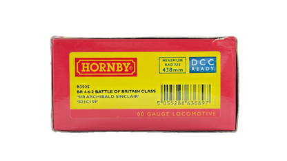HORNBY 00 GAUGE - R3525 - BR 4-6-2 BATTLE OF BRITAIN SIR ARCHIBALD SINCLAIR