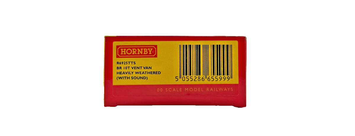 HORNBY OO GAUGE - R6925TTS - BR 10T VENT VAN (WITH DCC TTS SOUND) WEATHERED