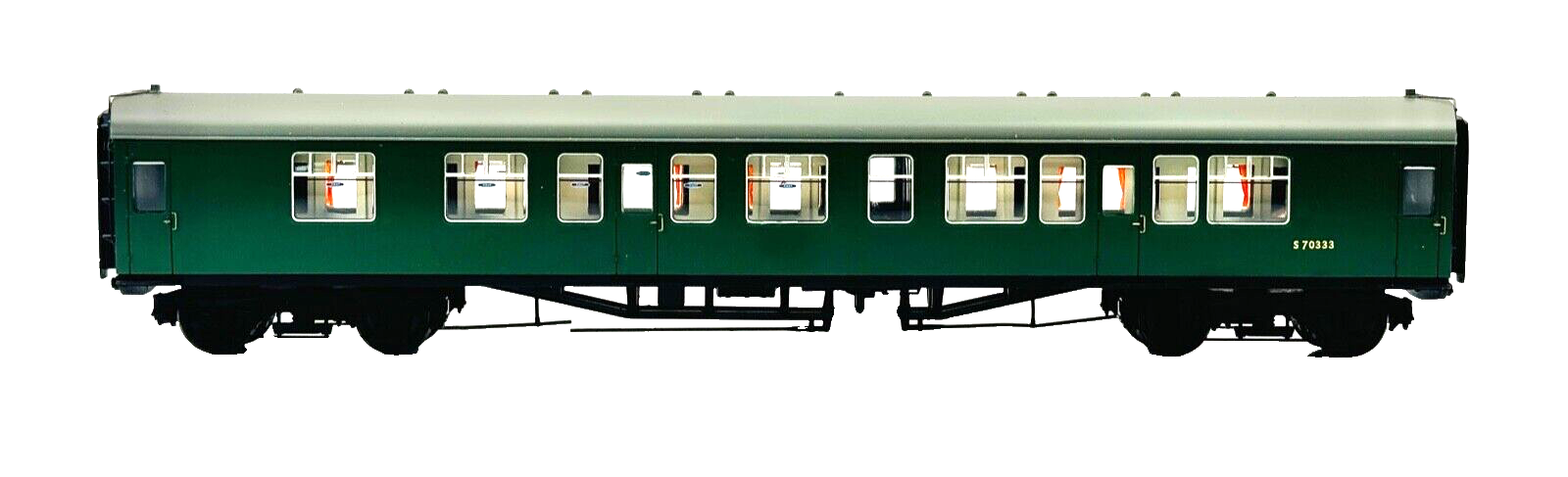 BACHMANN 00 GAUGE - 31-425A - 4CEP EMU 7141 LATE SR MULTIPLE UNIT GREEN - DCC