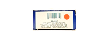 BACHMANN OO GAUGE - 39-420Z - TPO SORT VAN ROYAL MAIL TRAVELLING POST OFFICE RED