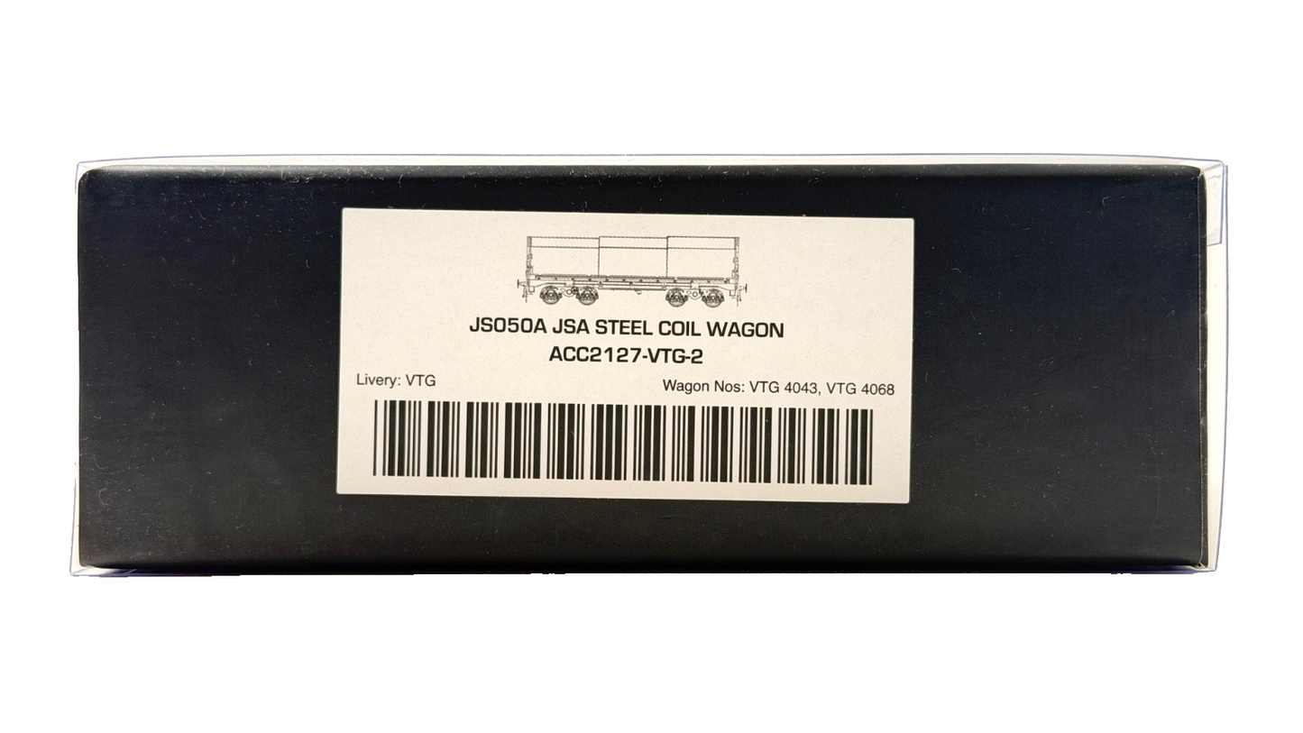ACCURASCALE OO GAUGE - ACC2127-VTG-2 - JSA STEEL COIL WAGON VTG TWIN PACK