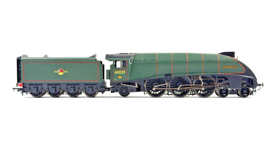 HORNBY 00 GAUGE - R2535 - BR GREEN 4-6-2 CLASS A4 LOCOMOTIVE 60029 WOODCOCK