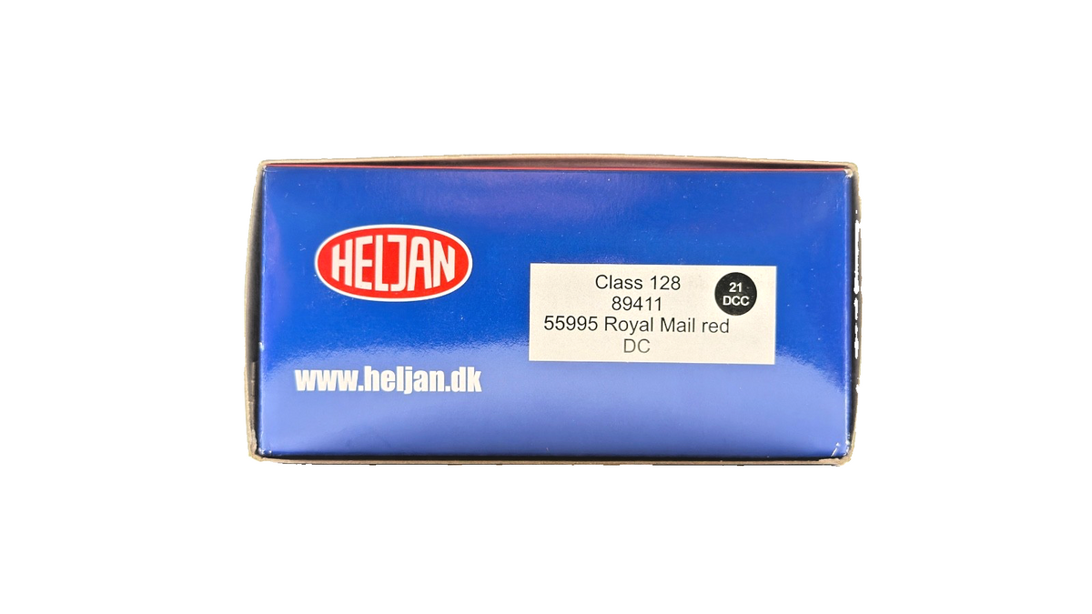 HELJAN OO GAUGE - 89411 - CLASS 128 55995 ROYAL MAIL LETTERS RED NOT PERFECT