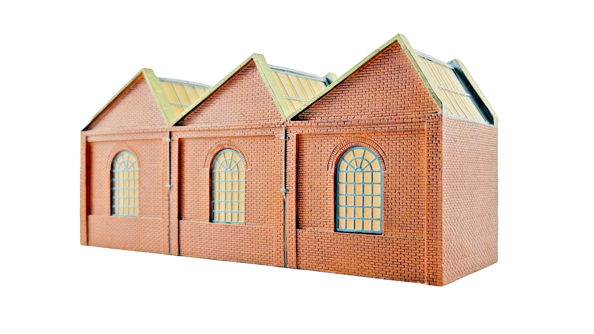 BACHMANN OO GAUGE SCENECRAFT - 44-022 - NORTH LIGHT FACTORY EXTENSION - BOXED