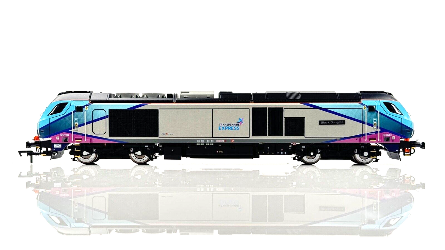 DAPOL 00 GAUGE - 4D-022-025 - CLASS 68 68030 TRANSPENNINE EXPRESS BLACK DOUGLAS