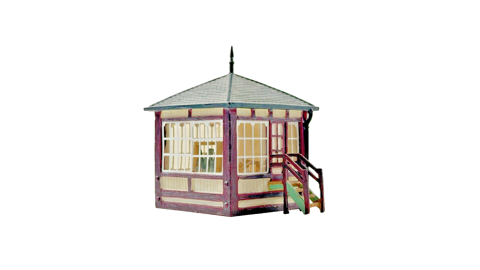 HORNBY SKALEDALE OO GAUGE - R8589 - LEVEL CROSSING SIGNAL BOX - UNBOXED