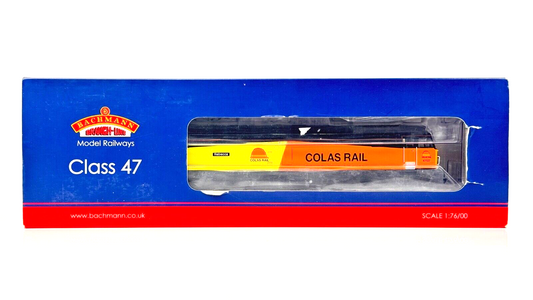 BACHMANN 00 GAUGE - 32-816NF - CLASS 47 DIESEL 47727 COLAS RAIL 'REBECCA' BOXED