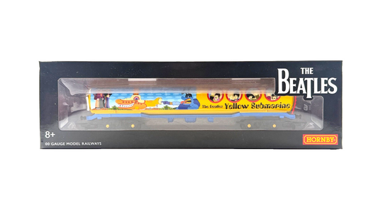HORNBY OO GAUGE - R60314 - THE BEATLES YELLOW SUBMARINE 100 TON TANK WAGON BOXED