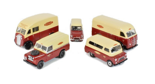 OXFORD DIECAST 1/76 SCALE - 76SET34 - 5 PIECE BRITISH RAIL VEHICLE PACK - NEW