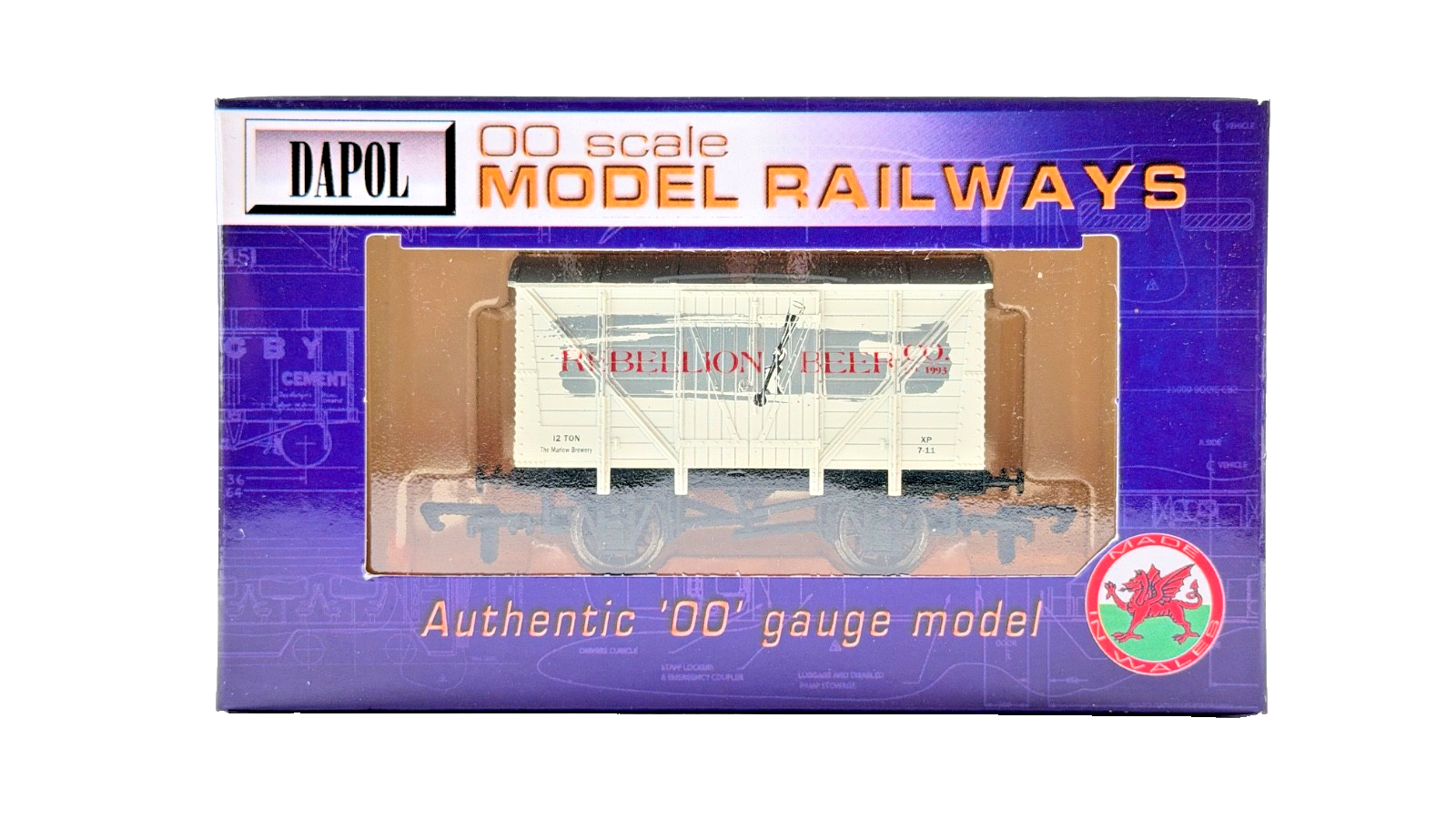DAPOL 00 GAUGE - REBELLION BEER COMPANY MARLOW BREWERY 1993 (LIMITED EDITION)