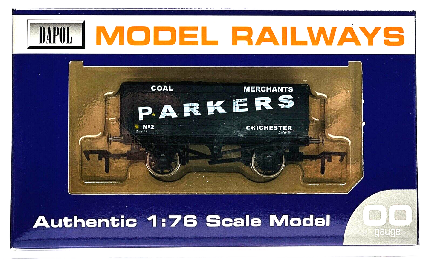 DAPOL 00 GAUGE - PARKERS COAL MERCHANTS CHICHESTER WAGON NO.2 (LIMITED EDITION)