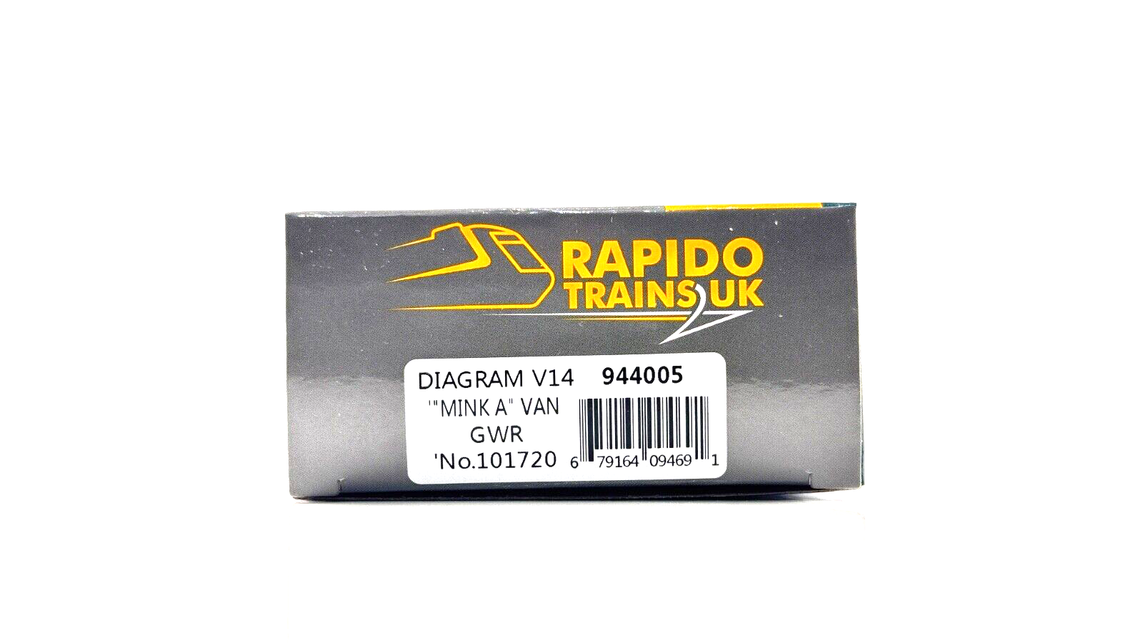 RAPIDO 00 GAUGE - 944005 - DIAGRAM V14 MINK A VAN GWR GREY 101720 - BOXED