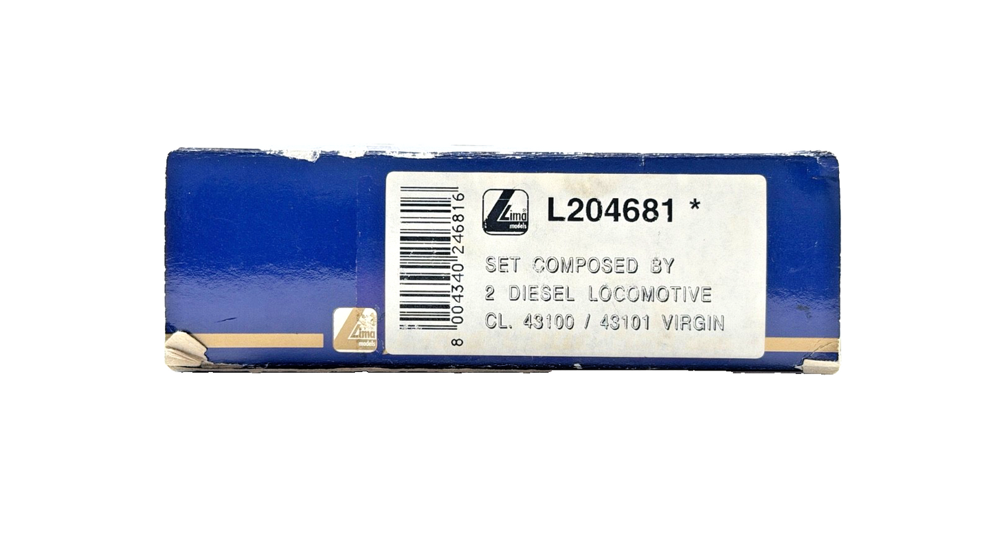 LIMA 00 GAUGE - L204681 - CLASS 43 HST SET 43100/43101 VIRGIN TRAINS POWER CARS