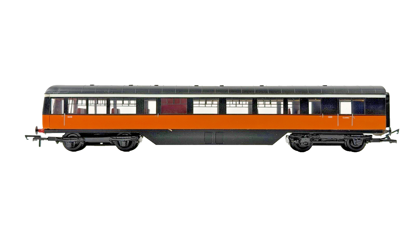 SILVER FOX MODELS OO GAUGE - IRISH RAIL ORANGE AEC CLASS 600 RAILCAR 2 CAR SET