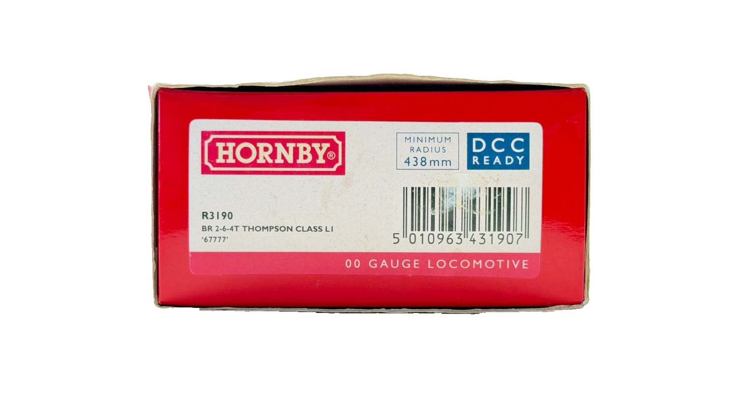 HORNBY 00 GAUGE - R3190 - BR BLACK 2-6-4T THOMPSON CLASS L1 67788 RENUMBERED