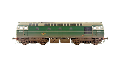 HELJAN OO GAUGE - 26651 - CLASS 26 DIESEL LOCOMOTIVE BR GREEN D5312 WEATHERED