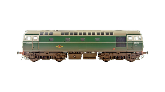 HELJAN OO GAUGE - 26651 - CLASS 26 DIESEL LOCOMOTIVE BR GREEN D5312 WEATHERED