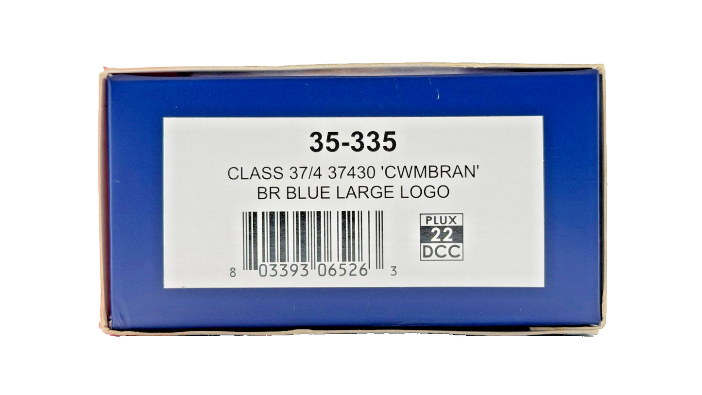 BACHMANN OO GAUGE - 35-335 - CLASS 37/4 37430 CWMBRAN LARGE LOGO DCC FITTED