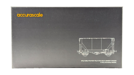 ACCURASCALE OO GAUGE - ACC2024-RG-E - PCA BULK CEMENT WAGONS RUGBY CEMENT