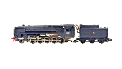 *SPARES* MINITRIX N GAUGE - N207 - BR BLACK 2-10-0 CLASS 9F LOCOMOTIVE 92018