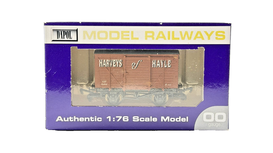 DAPOL 00 GAUGE - HARVEYS OF HAYLE 12 TON VENT VAN WAGON (LIMITED EDITION)
