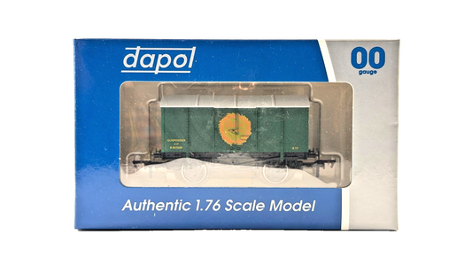 DAPOL 00 GAUGE - ASTRA FIREWORKS GREEN ORANGE GUNPOWDER VAN (LIMITED EDITION)