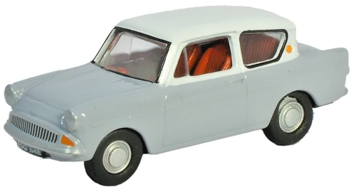 OXFORD DIECAST 1/76 SCALE - 76105004 - ANGLIA GREY WHITE ROOF - NEW