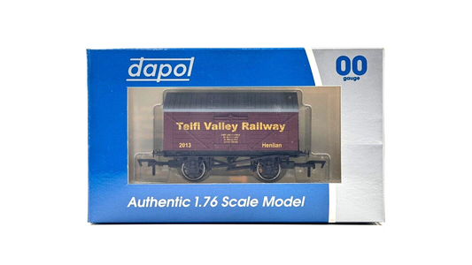 DAPOL 00 GAUGE - TEIFI VALLEY RAILWAY MAROON LIME WAGON (P) (LIMITED EDITION)