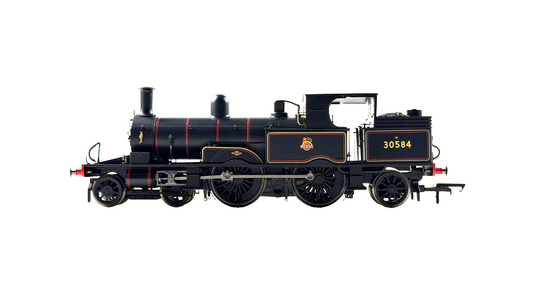HORNBY OO GAUGE - R3333 - BR BLACK (EARLY) 4-4-2T ADAMS RADIAL LOCOMOTIVE 30584