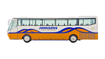 CORGI 1/76 SCALE - BOVA FUTURA JOHNSONS QUALITY COACH TRAVEL UNBOXED