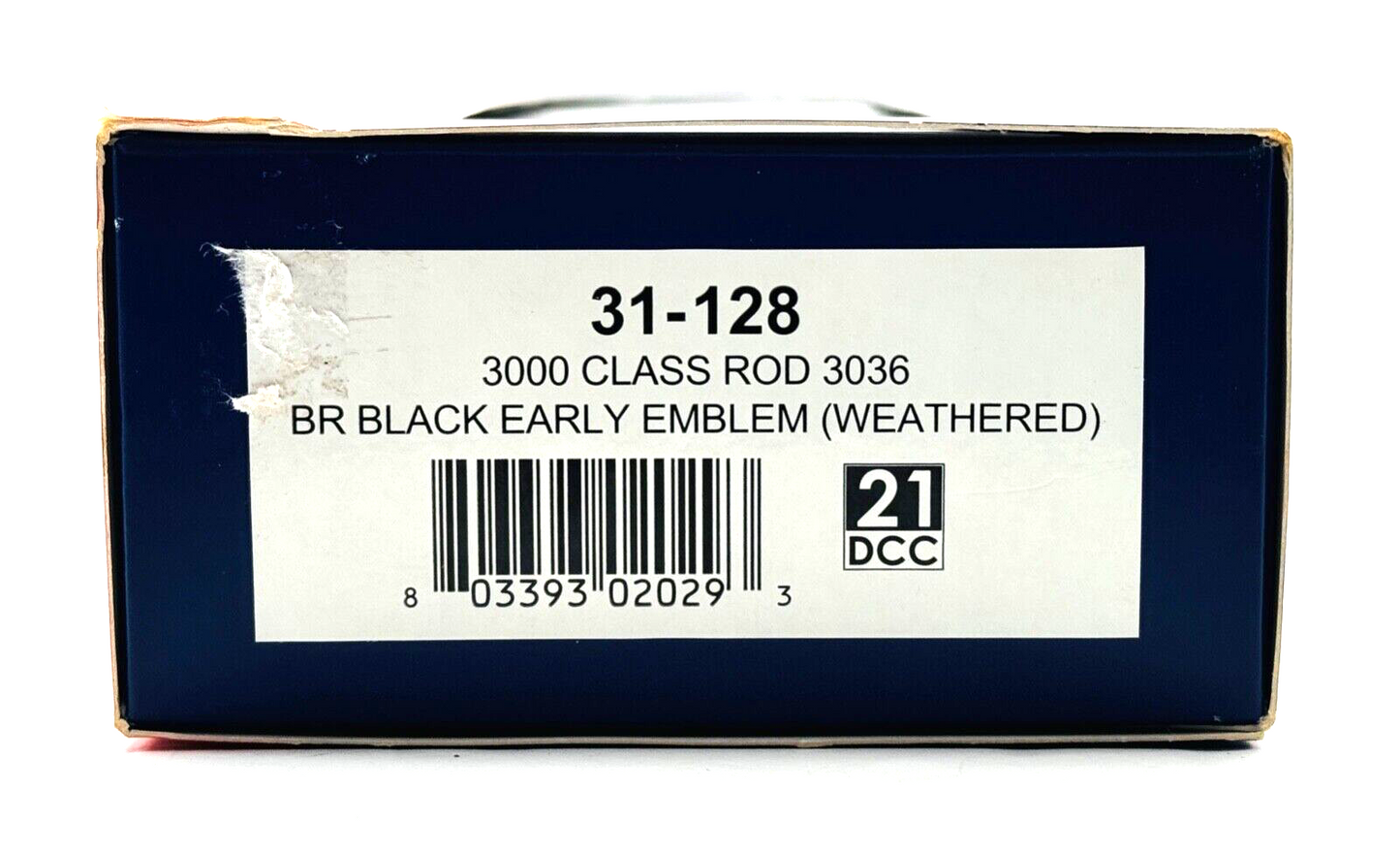 BACHMANN 00 GAUGE - 31-128 - 3000 CLASS ROD 3036 BR BLACK EARLY EMBLEM WEATHERED