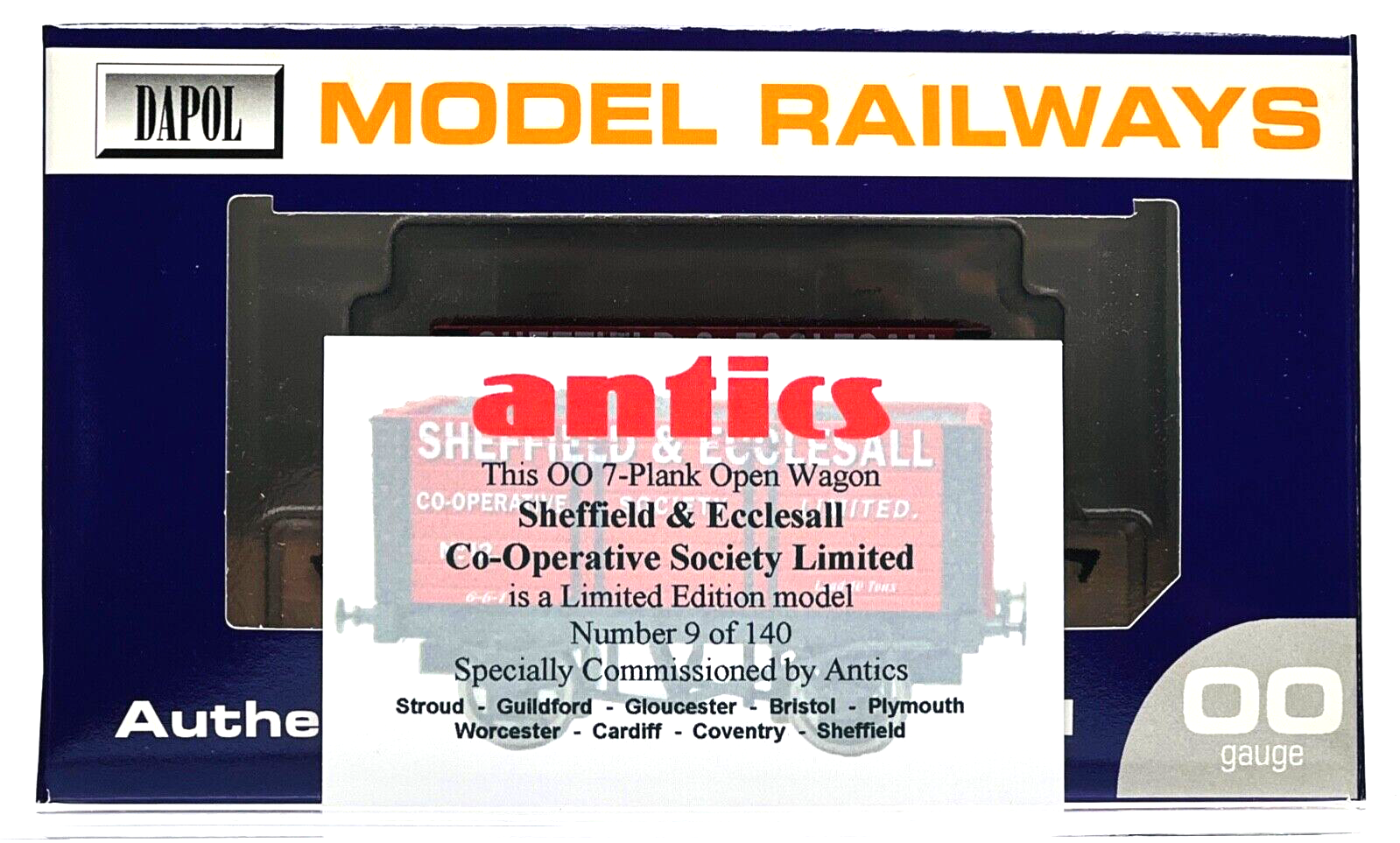 DAPOL 00 GAUGE - SHEFFIELD & ECCLESHALL CO-OP SOCIETY NO.12 (LIMITED EDITION)