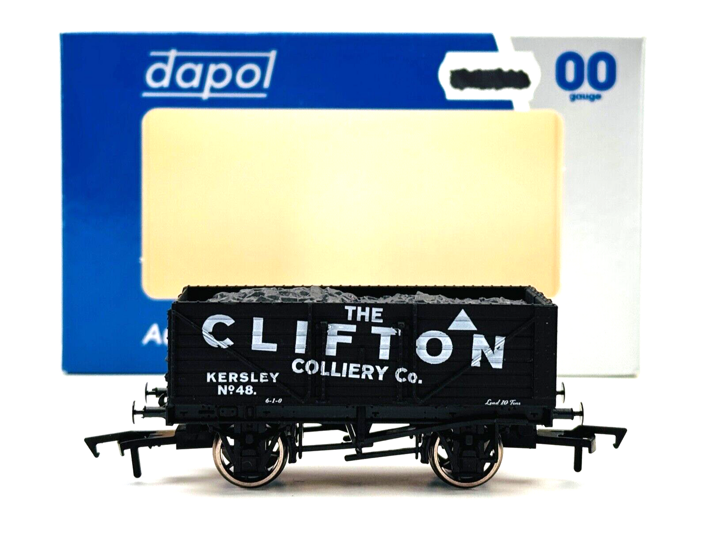 DAPOL 00 GAUGE - CLIFTON COLLIERY COMPANY KERSLEY WAGON NO.48 (LIMITED EDITION)