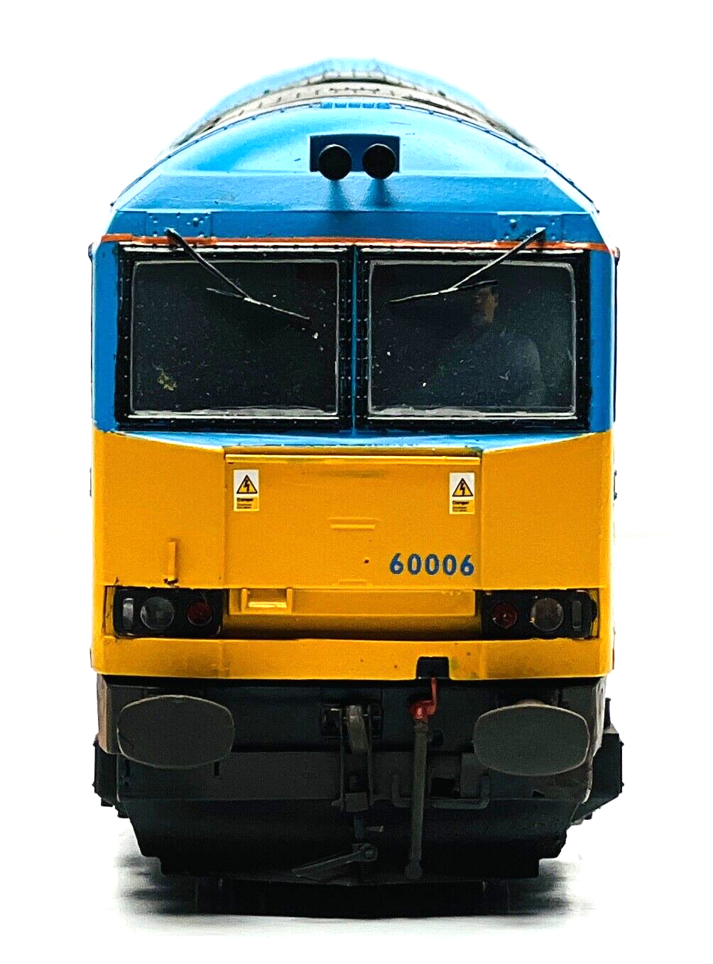 HELJAN O GAUGE CLASS 60 BRITISH STEEL 60006 'SCUNTHORPE IRONMASTER' RESPRAY