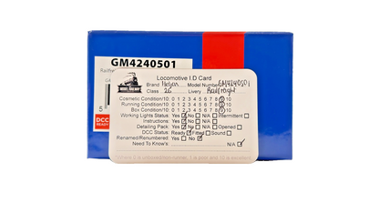 HELJAN OO GAUGE - GM4240501 - CLASS 26/1 DIESEL 26025 RAILFREIGHT RED STRIPE (W)