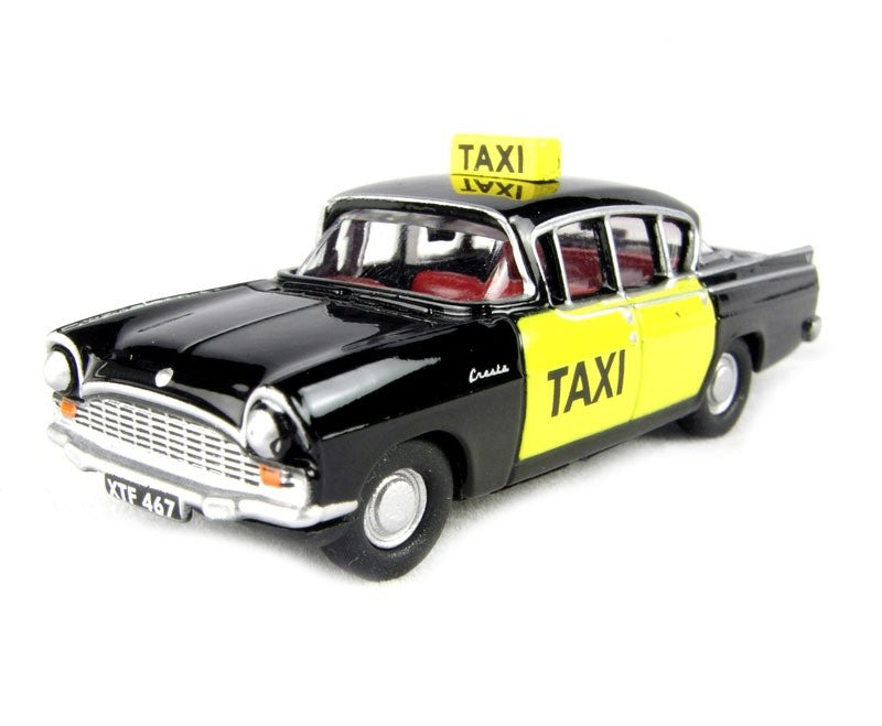 OXFORD DIECAST 1/76 SCALE - 76CRE004 - VAUXHALL CRESTA TAXI BLACK - NEW