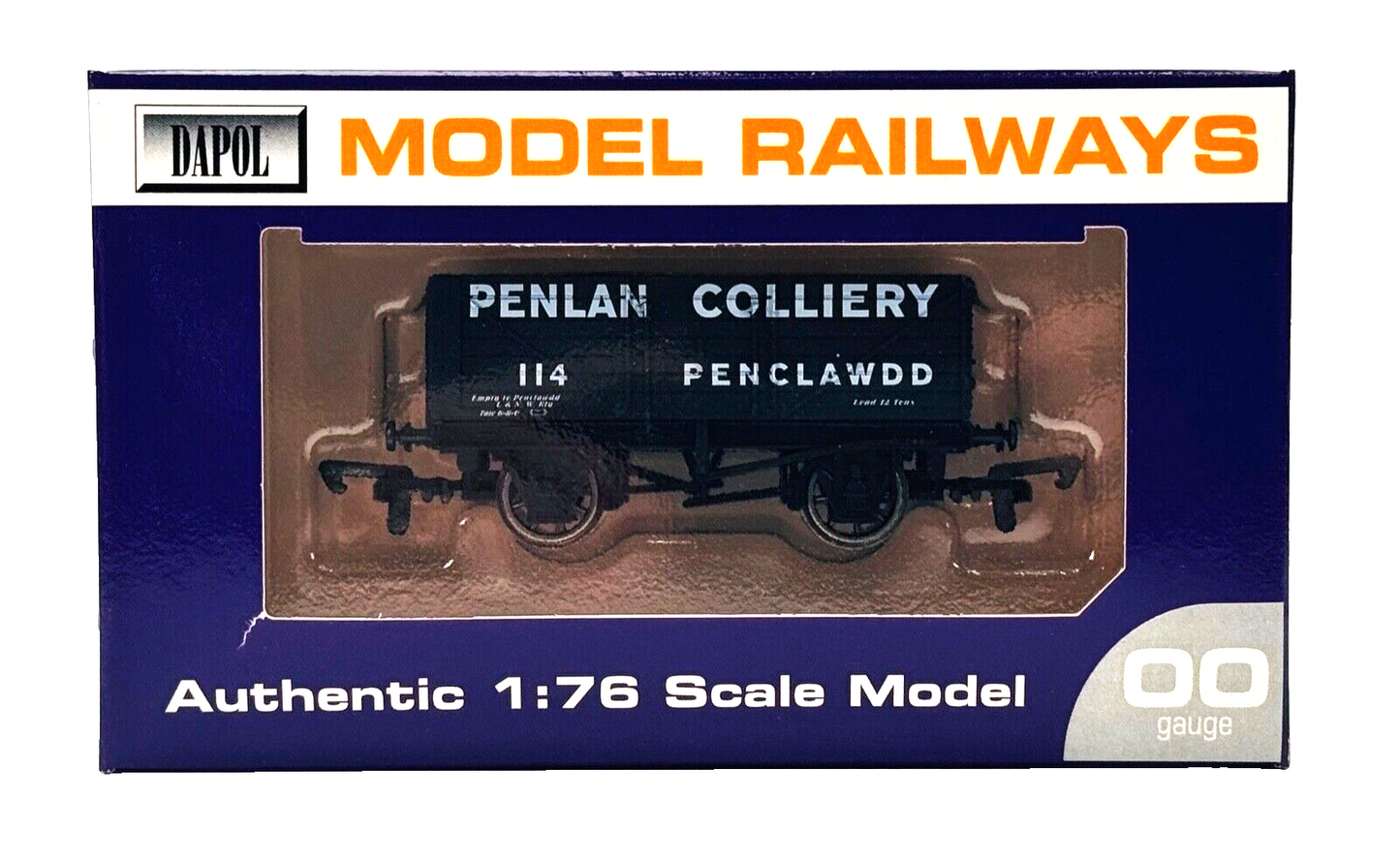 DAPOL 00 GAUGE - PENLAN COLLIERY PENCLAWDD WAGON NO.114 (LIMITED EDITION)