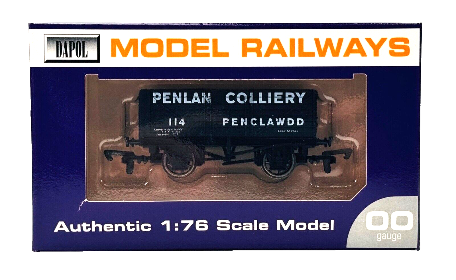 DAPOL 00 GAUGE - PENLAN COLLIERY PENCLAWDD WAGON NO.114 (LIMITED EDITI ...