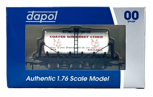 DAPOL 00 GAUGE - COATES SOMERSET CIDER TANKER NAILSEA NO.4 (LIMITED EDITION)