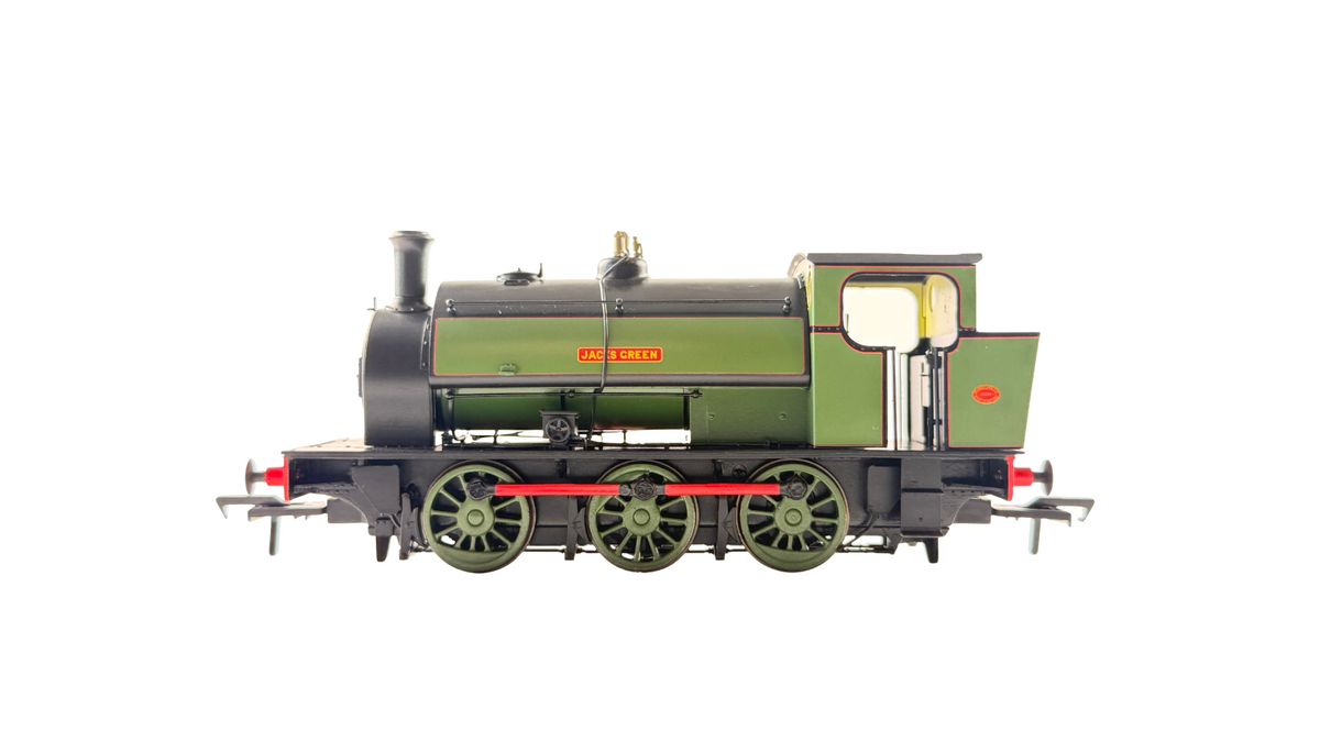 RAPIDO OO GAUGE - 903005 - HUNSLET 16IN 0-6-0ST NASSINGTON JACKS GREEN BOXED