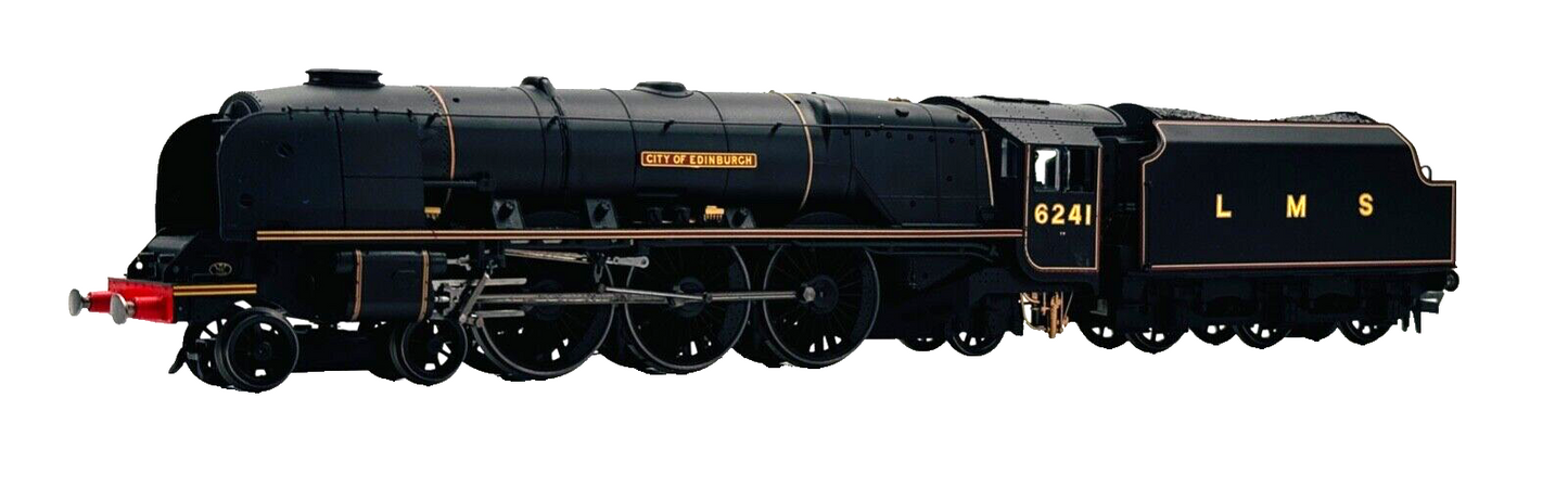 HORNBY 00 GAUGE - R3681 - LMS BLACK PRINCESS CORONATION CITY OF EDINBURGH BOXED