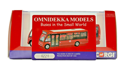 OMNIDEKKA MODELS CORGI 1/76 SCALE - CP44101B - OPTARE SOLO EPSOM COACHES MORDEN