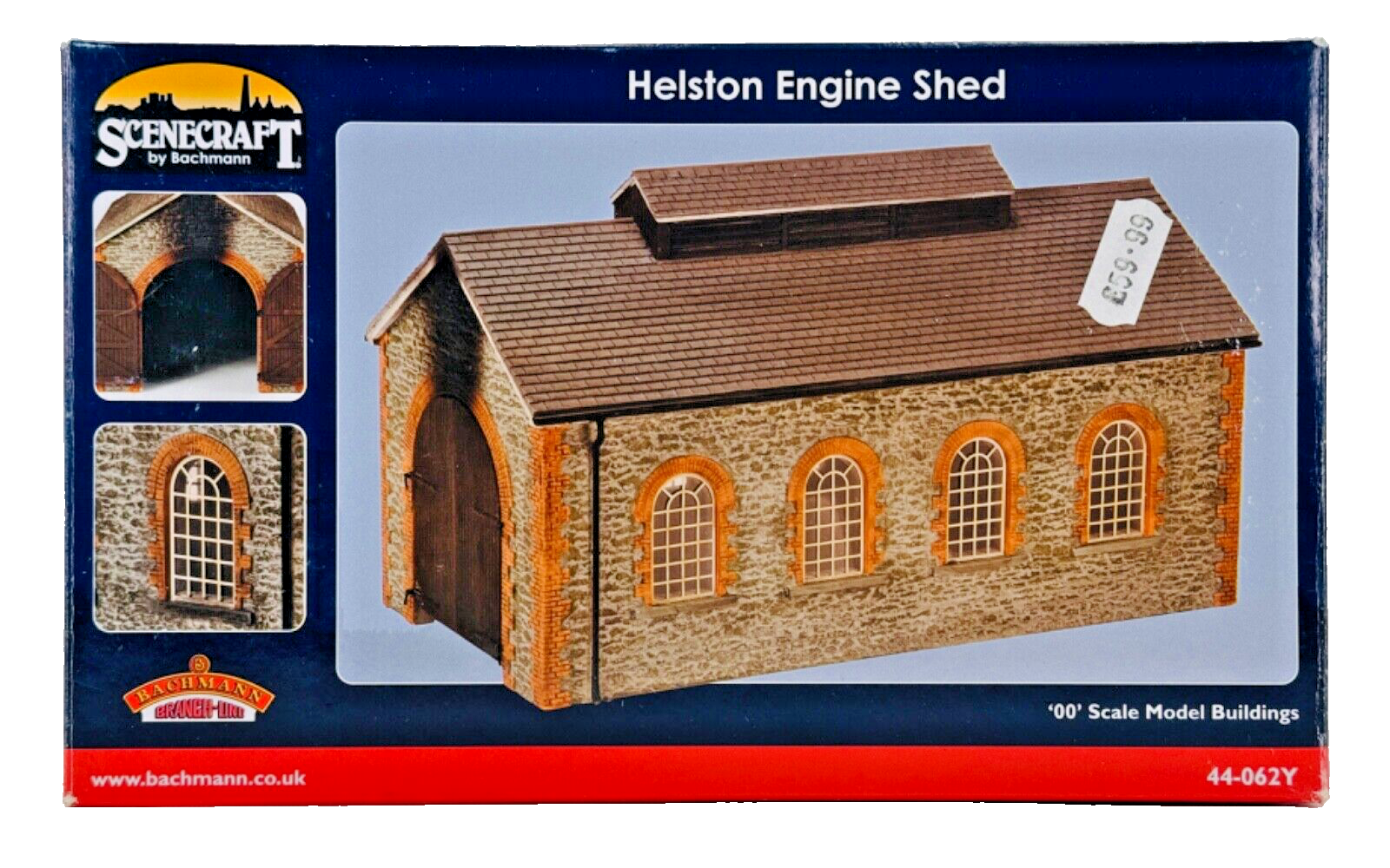 BACHMANN 00 GAUGE SCENECRAFT - 44-062Y - HELSTON ENGINE SHED - BOXED