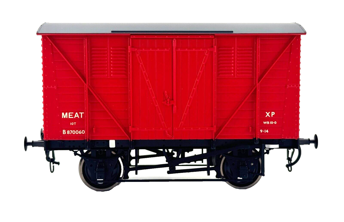 DAPOL O GAUGE - 7F-054-001 - BR MEAT VAN CRIMSON WAGON 870060 - BOXED