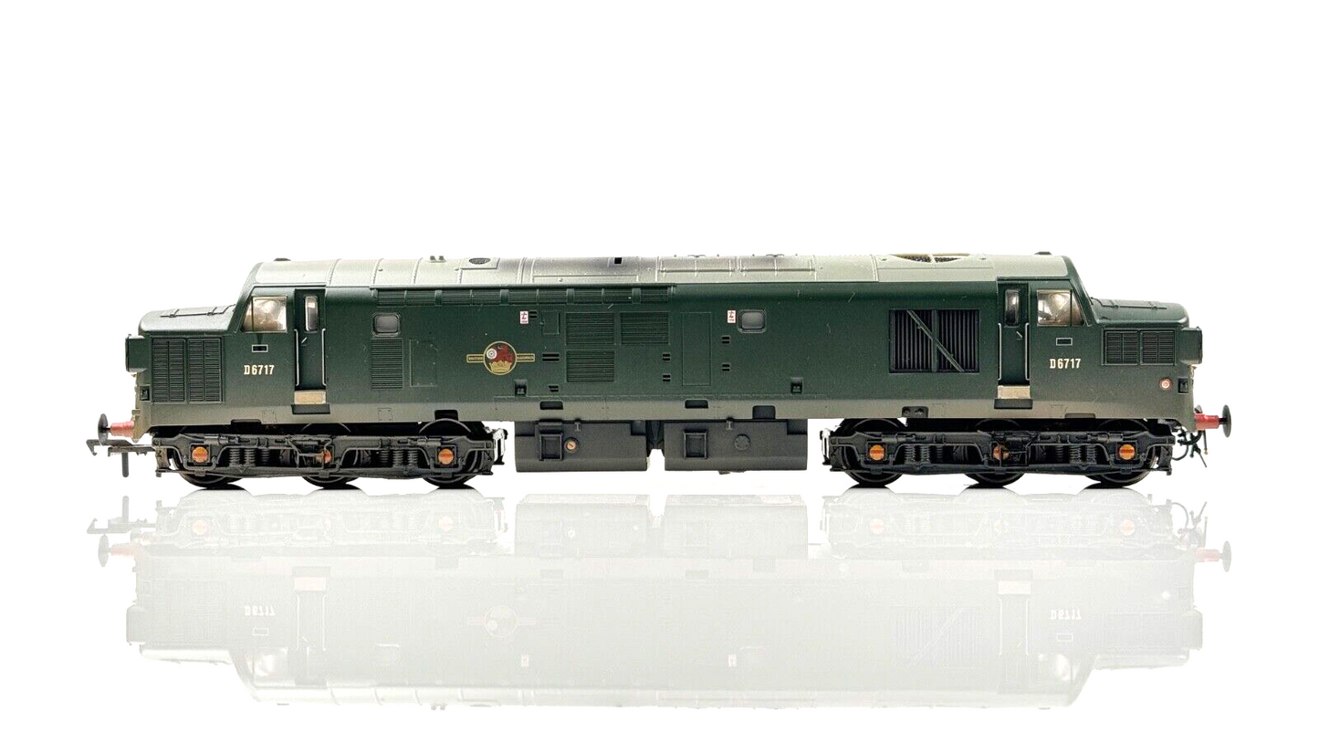 BACHMANN 00 GAUGE - 32-776K - CLASS 37 DIESEL D6717 BR GREEN WEATHERED BOXED