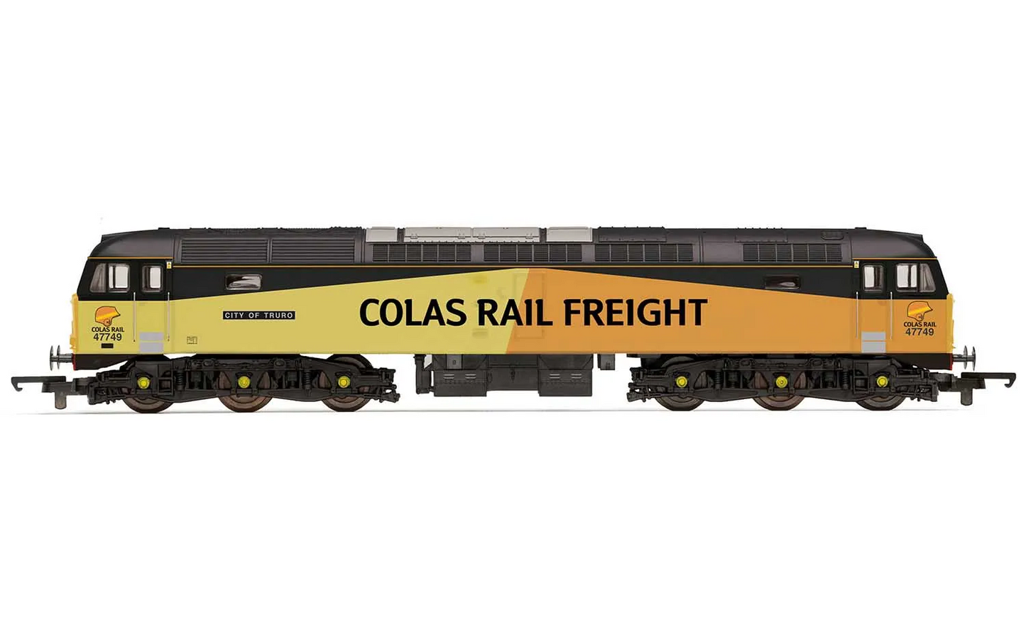 HORNBY 00 GAUGE - R30045 - COLAS CLASS 47 CITY OF TRURO 47749 RAILROAD PLUS NEW