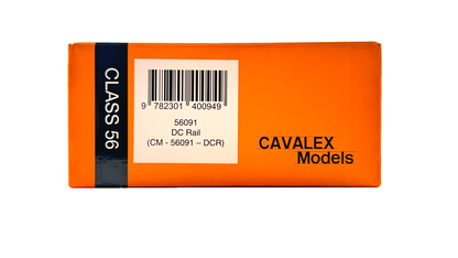 CAVALEX MODELS OO GAUGE - CM-56091-DCR - CLASS 56 DIESEL 56091 DC RAIL GREY