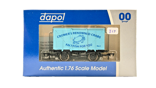 DAPOL 00 GAUGE - CROMER'S RENOWNED CRABS AND FISH FOR YOU VAN (LIMITED EDITION)