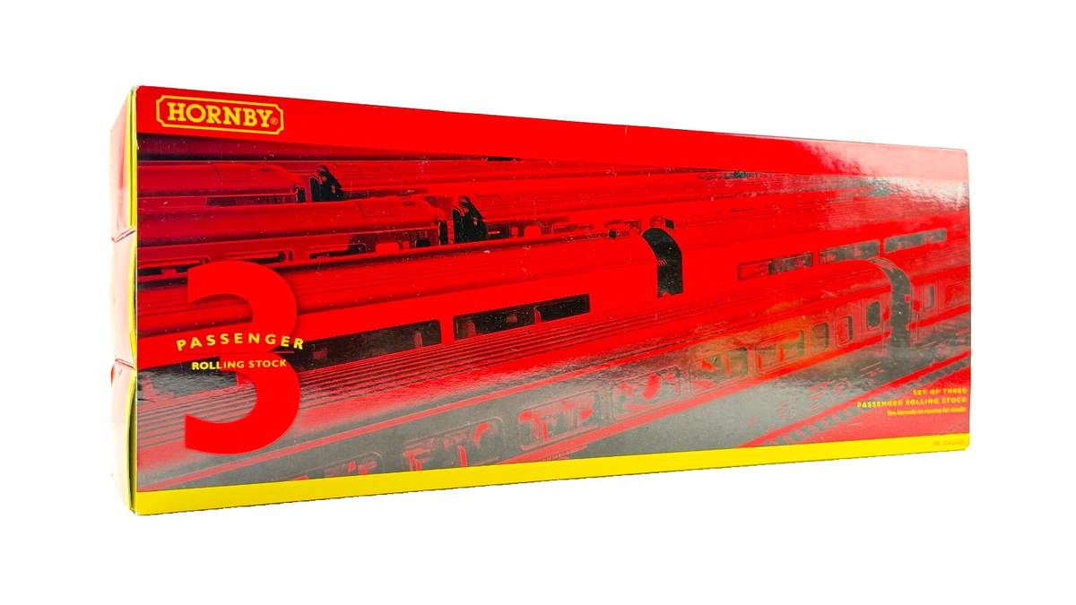 HORNBY OO GAUGE - R4676 - BR BLUE GREY MK3 INTERCITY TGS TRSB & OPEN COACH PACK